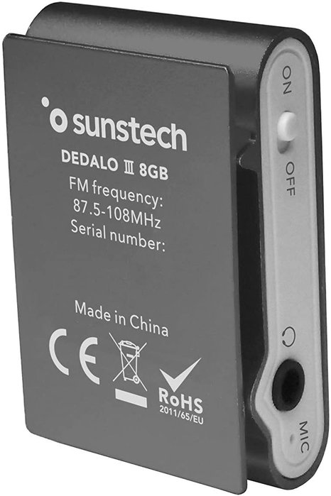 Sunstech Dedalo III 8GB Radio FM Gris Sunstech Dedalo III 8GB Radio FM Gris